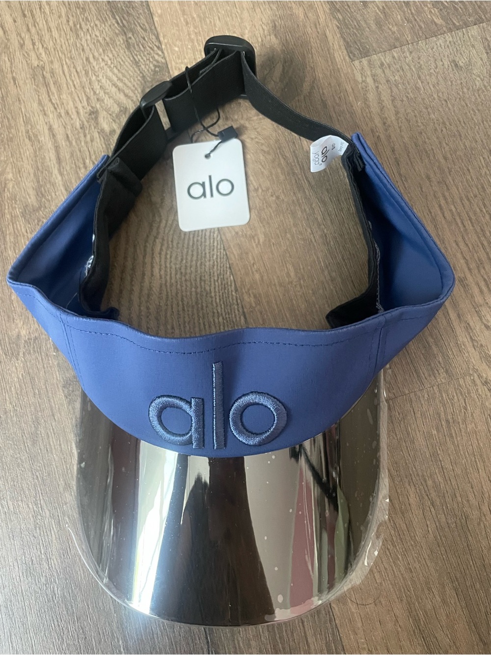 Alo Reflective Visor in Blue